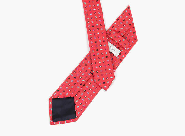 NOHR Silkeslips Henry Coral Blomster 36 Coral 