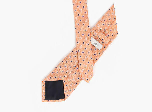 NOHR Silkeslips Nick Fersken Blå Pailsey 35 Orange 