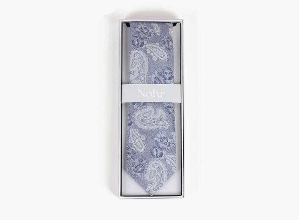 NOHR Silkeslips Sam Blå Paisley 75 Blue 