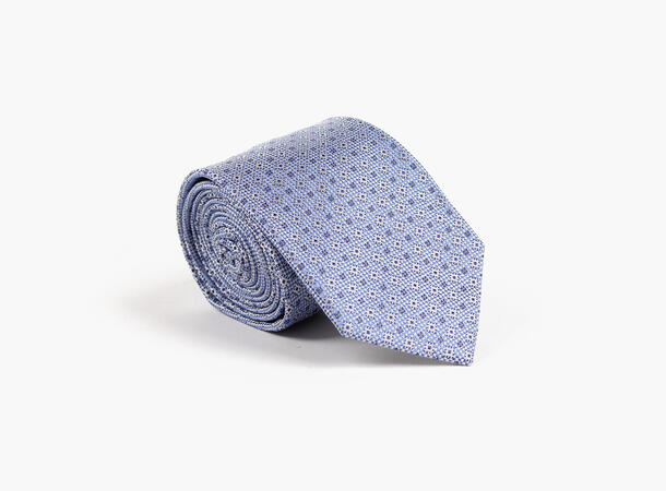 NOHR Silkeslips Steve Lyseblå Blomstret 71 Light blue 