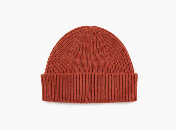 NOHR Thomas Wool Cashmere Beanie Mørk orange 39 