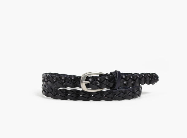 Ladies braded belt 2,0 cm Col. 79 Navy 