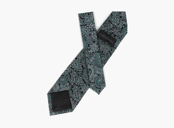 MANZINI 100% Silk tie 7,6 cm width 05 Grey 