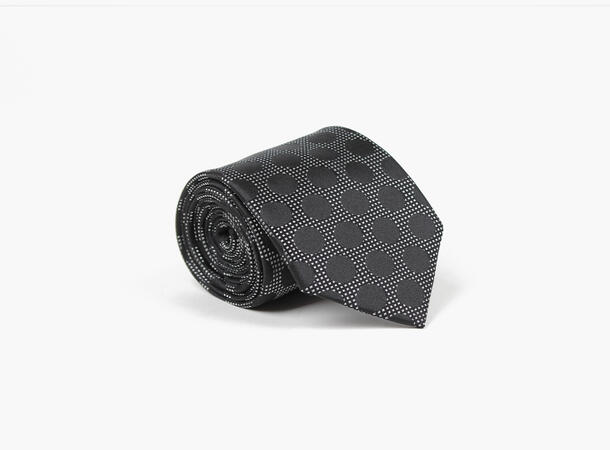 MANZINI 100% silk tie 7,6 cm width 09 Black 