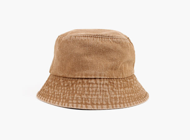 MANZINI Denim Bøttehatt Brun 19 