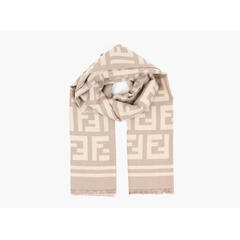 MANZINI Double Sided Scarf 14 Taupe