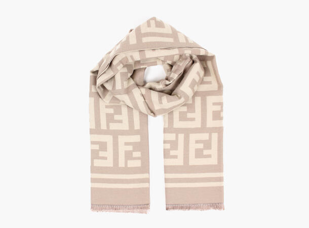 MANZINI Double Sided Scarf 14 Taupe 