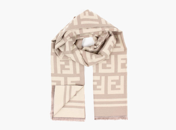 MANZINI Double Sided Scarf 14 Taupe 