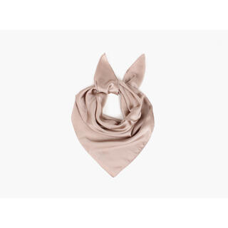 MANZINI Ensfarget Skjerf 70 x 70 cm Beige 15