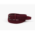 MANZINI Ensfarget Strikkbelte 49 Burgundy