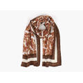 MANZINI Paisley Skjerf 80 x 180 cm Brun 19