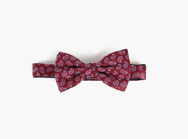 MANZINI Silk Bowtie 49 Burgundy 