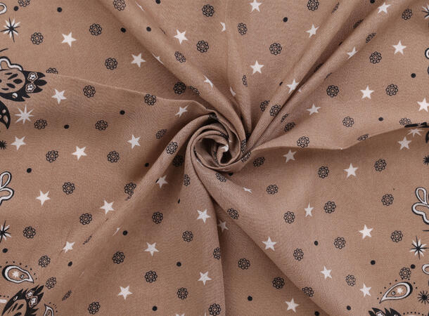 MANZINI Skjerf Bandana  70 x70 cm Beige 15 