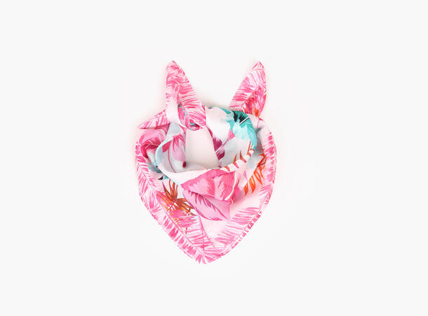 MANZINI Skjerf med Print 55 x 55 cm 51 Lt pink 