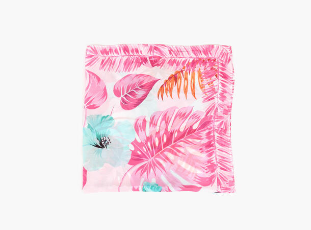 MANZINI Skjerf med Print 55 x 55 cm 51 Lt pink 