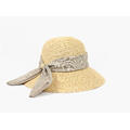MANZINI Sommerhatt med Sl&#248;yfe 18 Medium brown