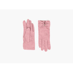 MANZINI Touch Gloves With Bow 51 Lt pink
