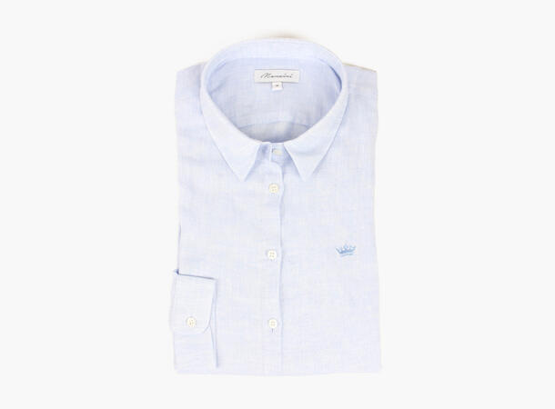 MANZINI ladies shirts 71 Lt. blue 40/42 