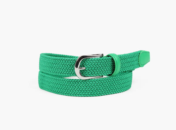 MONTECRISTO Ensfarget Strikkbelte 85 Green 90 cm 