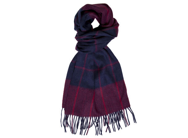 MONTECRISTO Kashmir Skjerf Burgund Navy 49 Burgundy 