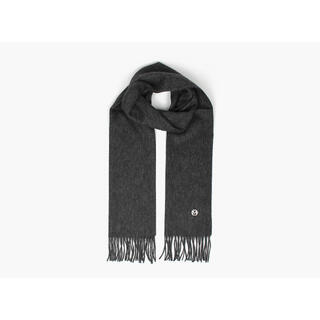 MONTECRISTO Klassisk Ensfarget Ullskjerf 08 Charcoal melange