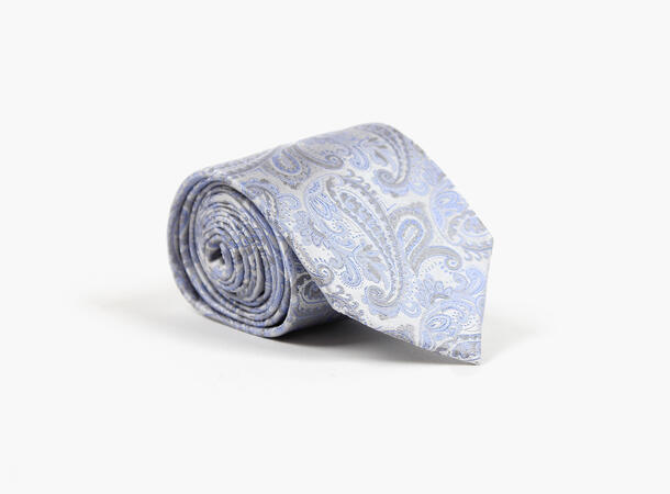 MONTECRISTO Vasa Vevd Silkeslips Paisley 11 Offwhite 