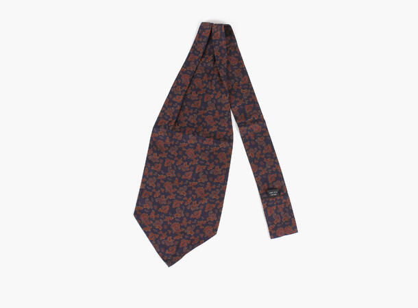 Montecristo Printed 100% silk Ascot Marine blå 79 