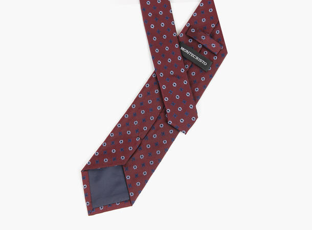 Montecristo woven tie 7,6 cm Burgund 49 