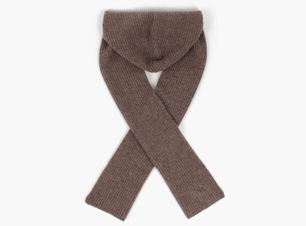 NOHR Alex Wool Hoodie Scarf Lys brun 18 