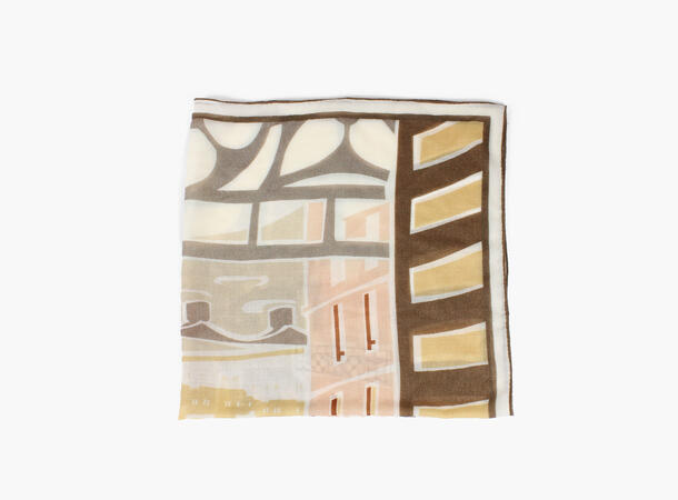 NOHR Anette Ullskjerf 90 x 90 cm Oliven grønn 89 