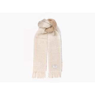 NOHR Camilla Fluffy Mohair Scarf 11 Offwhite