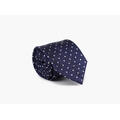 NOHR Carlos Polkadot Silk Tie Marine blå 79