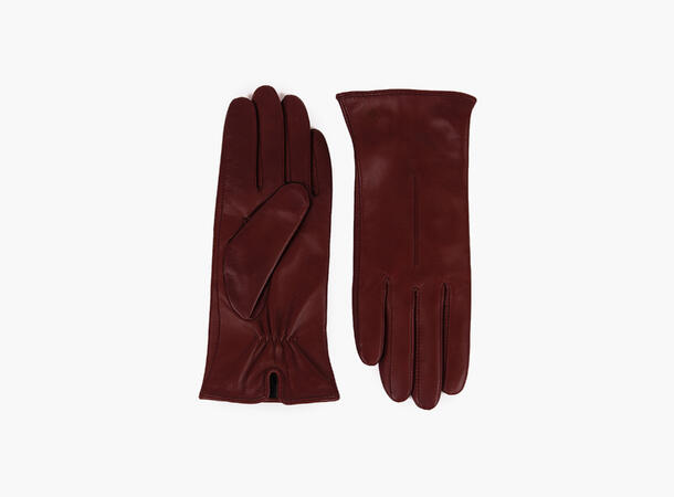 NOHR Celine Leather Gloves Burgund 49 6,5 
