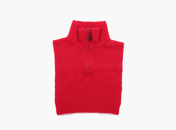 NOHR Gabriella Wool Mohair Zip Neck Rød 45 - Limited Edition AW 26 