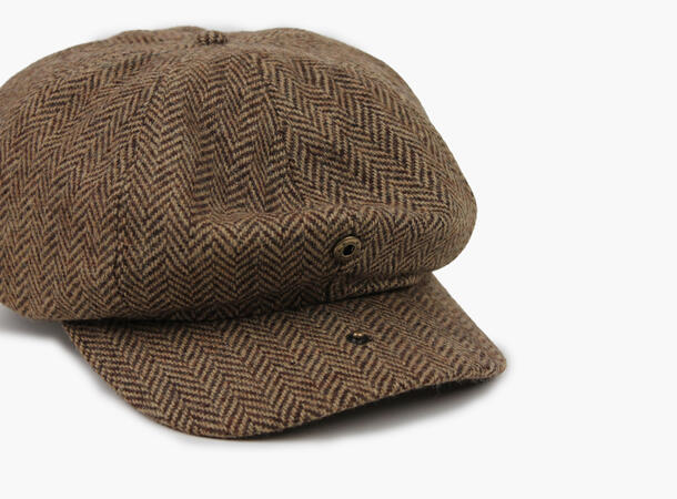 NOHR Glenn Newsboy Sixpence Brun 19 M/L 