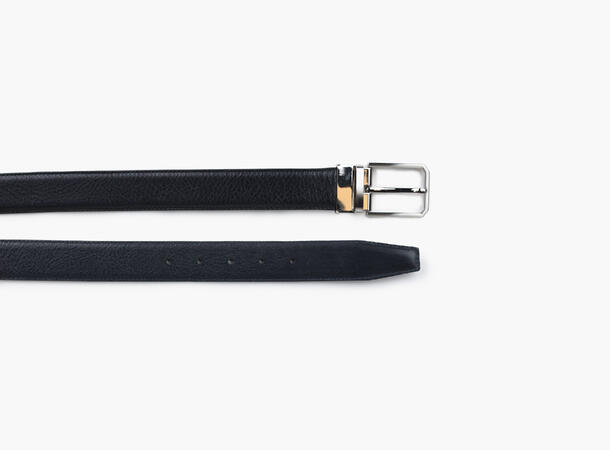 NOHR Gustav Skinnbelte 3,5 cm 79 Navy 85 cm 