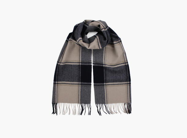 NOHR Jonas Lambswool Scarf Marine blå 79 