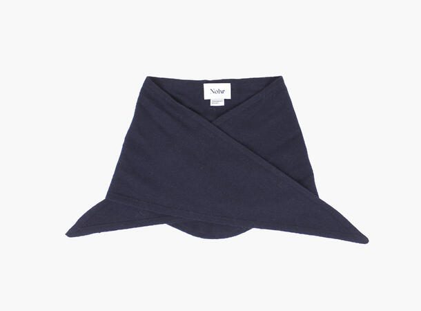 NOHR Lara Solid Wool Cashmere Triangle Marine blå 79 