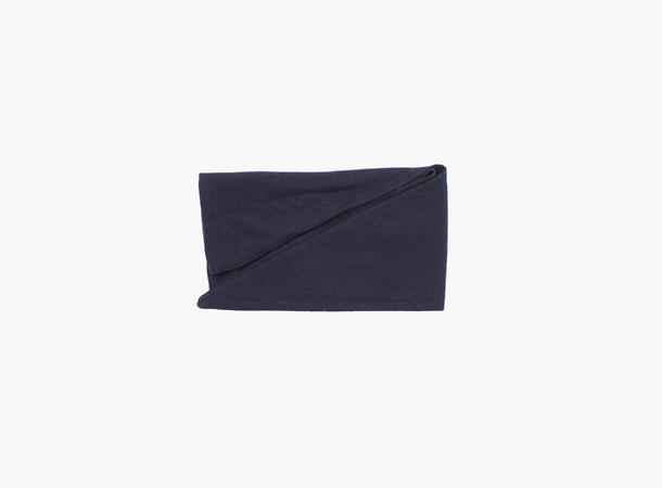 NOHR Lara Solid Wool Cashmere Triangle Marine blå 79 