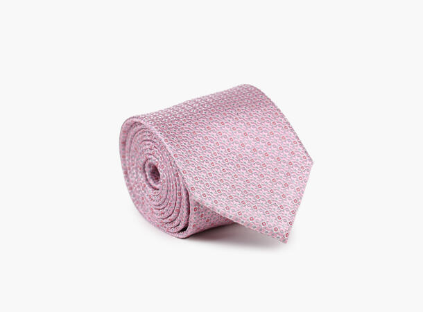 NOHR Matheo Silk Tie 7,6 cm Rosa 55 