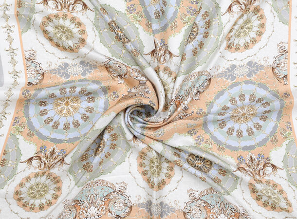 NOHR Molly Silkeskjerf 65 x 65 cm Offwhite 11 