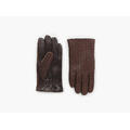NOHR Morgan Nappa Braided Leather Gloves Mørk brun 19 9,5