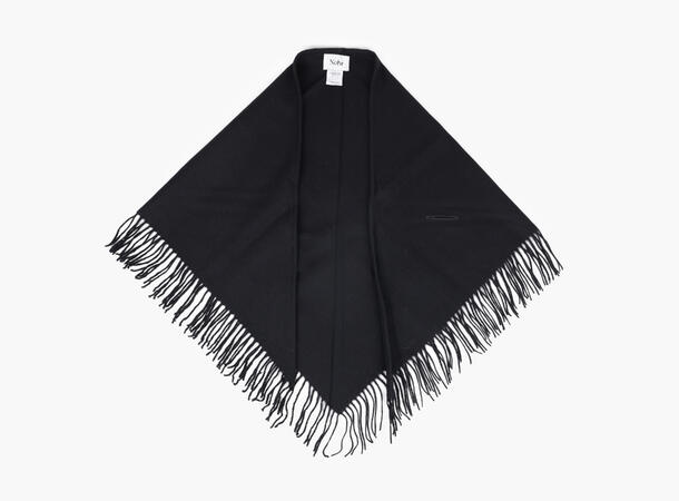NOHR Oda Wool Triangle Fringe Scarf Sort 09 