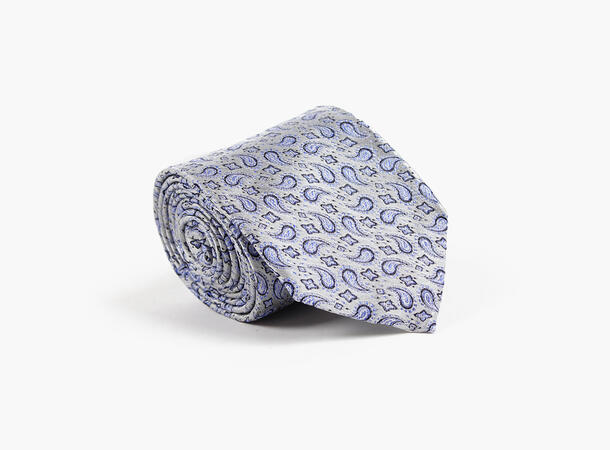 NOHR Silkeslips Al Lyseblå Paisley 71 Light blue 