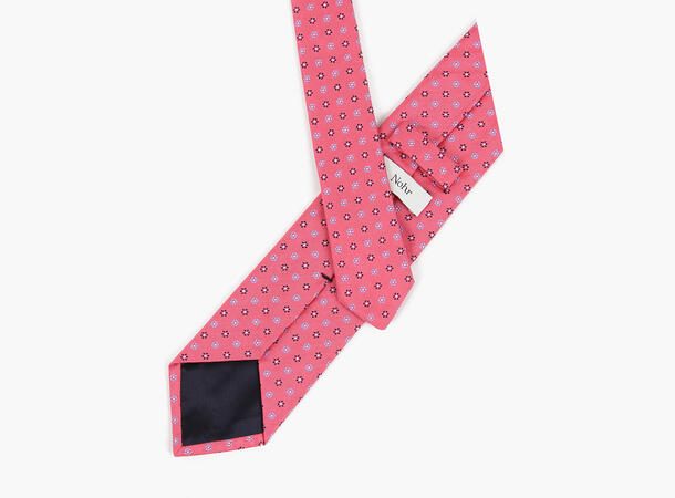 NOHR Silkeslips Henry Rosa Småblomstret 52 Pink 