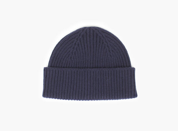 NOHR Thomas Wool Cashmere Beanie Marine blå 79 