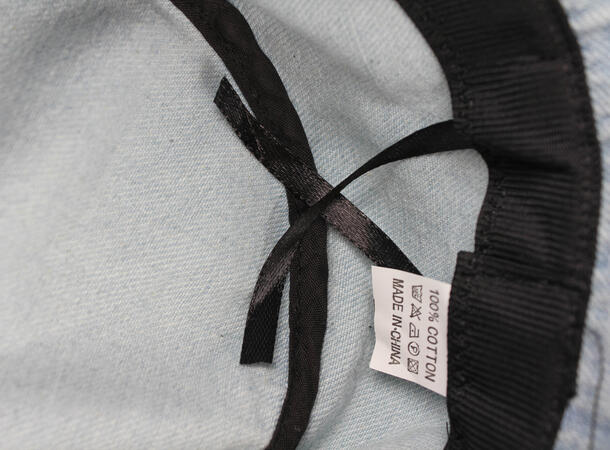 MANZINI Denim Bøttehatt Lys blå 71 