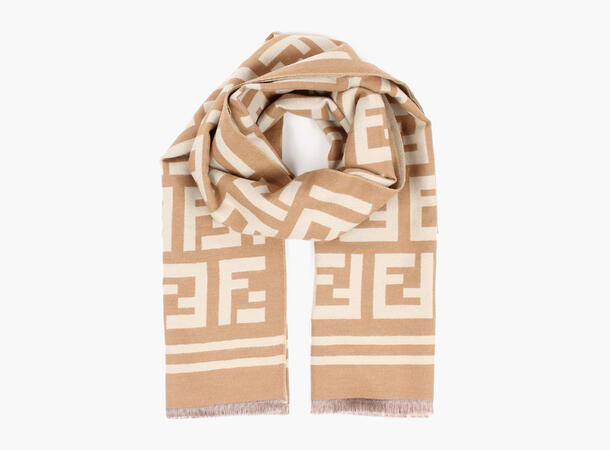 MANZINI Double Sided Scarf 17 Camel 