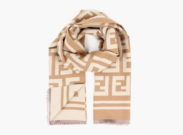MANZINI Double Sided Scarf 17 Camel 