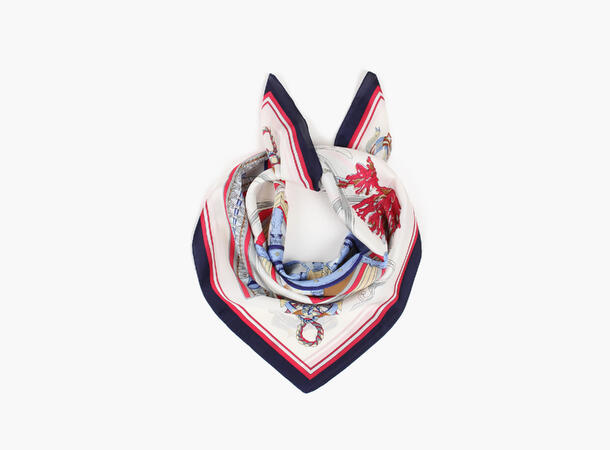 MANZINI Harbour Scarf 70 x 70 cm 79 Navy 
